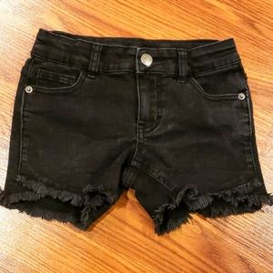 Art Class Distressed Black Shorts (Size 7/8 M)
